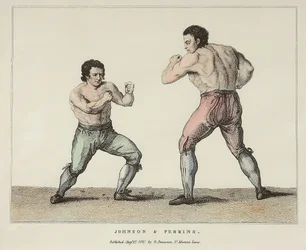 Johnson & Perrin (färgad gravyr)