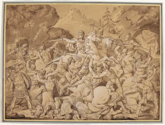 Antik stridsscen