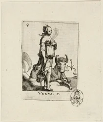 Venus, plansch fem från Der VII Planeten