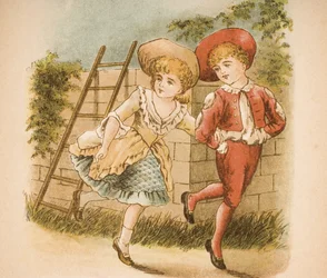 Illustration från "Old Mother Goose