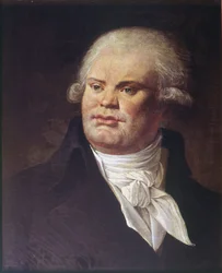 Porträtt av Georges Jacques Danton 1759-1794, 1792