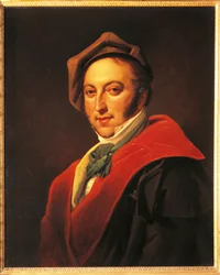 Italien, porträtt av Gioacchino Rossini