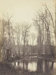 Etang et Fermiere Pool och bondfru, ca. 1865.