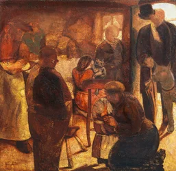 Främlingen, av Constant Permeke (1886-1952), olja på duk