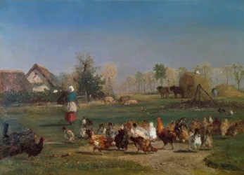 Kycklingen matar