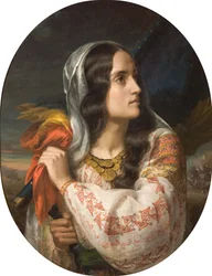 Revolutionära Rumänien, ca. 1850.