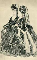 Deux Lorettes, mitten av slutet av 1800-talet, 1943.
