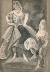 Porträtt av Constantin Guys, c1860, 1939