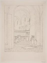 Dansk: En del av kören i Ringsted kyrka