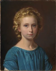 Margrethe Vullum som barn (född Lehmann)