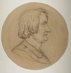 Porträttmedaljong av Thorvaldsen