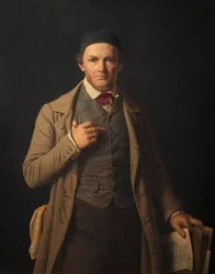 Porträtt av Gottlieb Bindesbøll