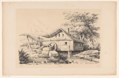 Vattenkvarn i bergslandskap The Landscape (serietitel)