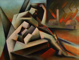 En eftertänksam geometrisk figur