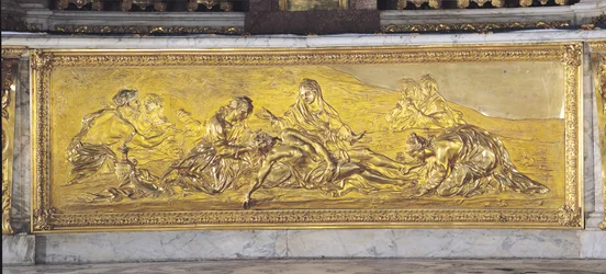 Pieta, från det kungliga kapellet (förgylld brons)