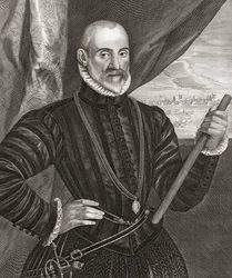 Francisco de Valdez. Porträtt.