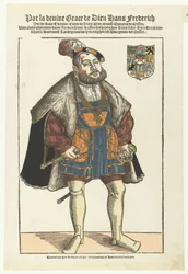 Porträtt av Johan Frederik van Sachsen