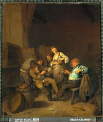 En holländsk pub (olja på duk)
