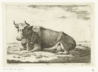 Landskap med liggande ko med horn Kor (serietitel)