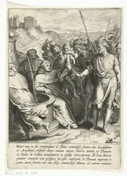 Thomas blir kidnappad av sina bröder The Life of Saint Thomas Aquinas (serietitel)
