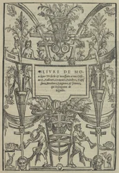 Livre de Moresques, titelblad recto, 1546.