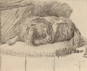 Liggande hund, 1777.