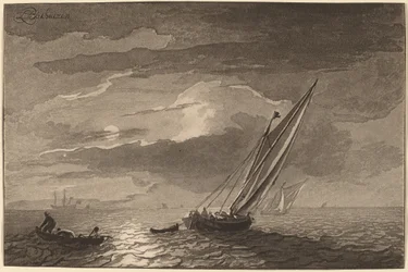 Seascape with Full Moon, 1779, publicerad 1781.