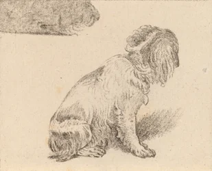 Sittande hund, 1777.