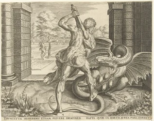 Herkules stjäl Hesperidernas gyllene äpplen Labours of Hercules (serietitel)