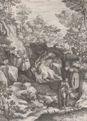 Maria Magdalena Ångerfull i vildmarken, 1573.