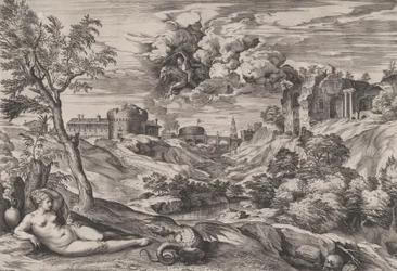 Ruggiero räddar Angelica, 1565.