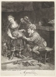 april Aprillis (titel på objekt) Årets tolv månader, Les XII Mois de l