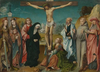 Kristus på korset, ca 1505-1510 (olja på pannå)