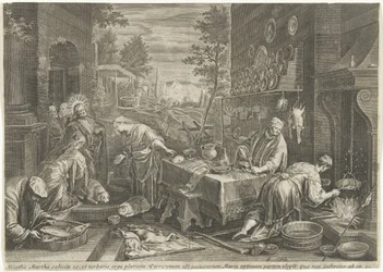 Kristus i Martas och Marias hus