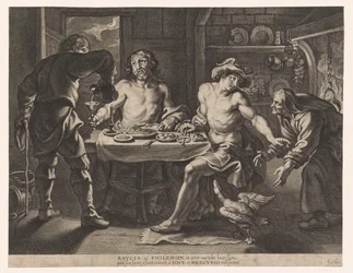 Jupiter och Merkurius i Filemons och Baucis hus
