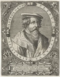 Porträtt av Peter Apianus Petrus Apianus Binuitzius (titel på objekt)