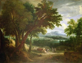 David och Abigail (olja på duk)