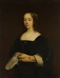 Porträtt av en kvinna, 1648.