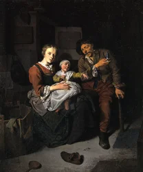 Tysk:  Bauernfamilie Jordbrukarfamilj