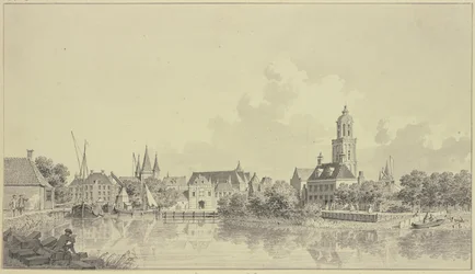 Utsikt över hamnen i Zwolle
