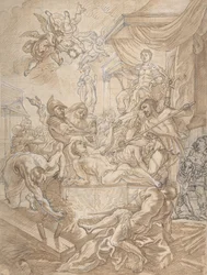 The Martyrdom of Saint Lawrence, tidigt 1600- och mitten av 1600-talet.