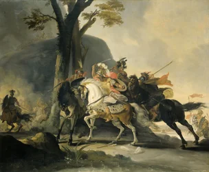 Alexander den store i slaget vid Granicus mot perserna