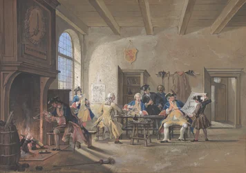 Guardroom Scene, 1744.
