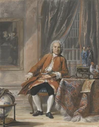 Porträtt av Joan Jacob Mauricius, Surinams generalguvernör Porträtt av Joan Jacob Mauricius Generalguvernör i Surinam, poet och teaterentusiast