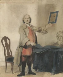 Porträtt av Cornelis Bouman