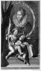 Elizabeth I, drottning av England och Irland.