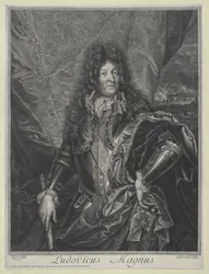 Kung Ludvig XIV av Frankrike (gravyr)