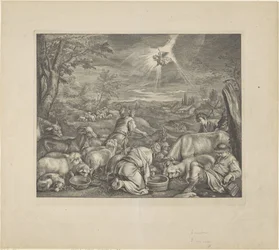 Abraham åker till Sikem / Bebådelse till herdarna Royal Bible (serietitel)