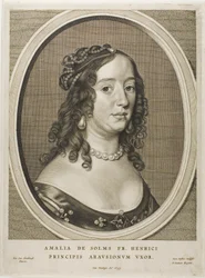 Amalia van Solms, hustru till Frederick Henry, från Nio porträtt