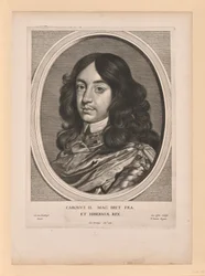 Charles II, kung av England, från Effigies Variae...